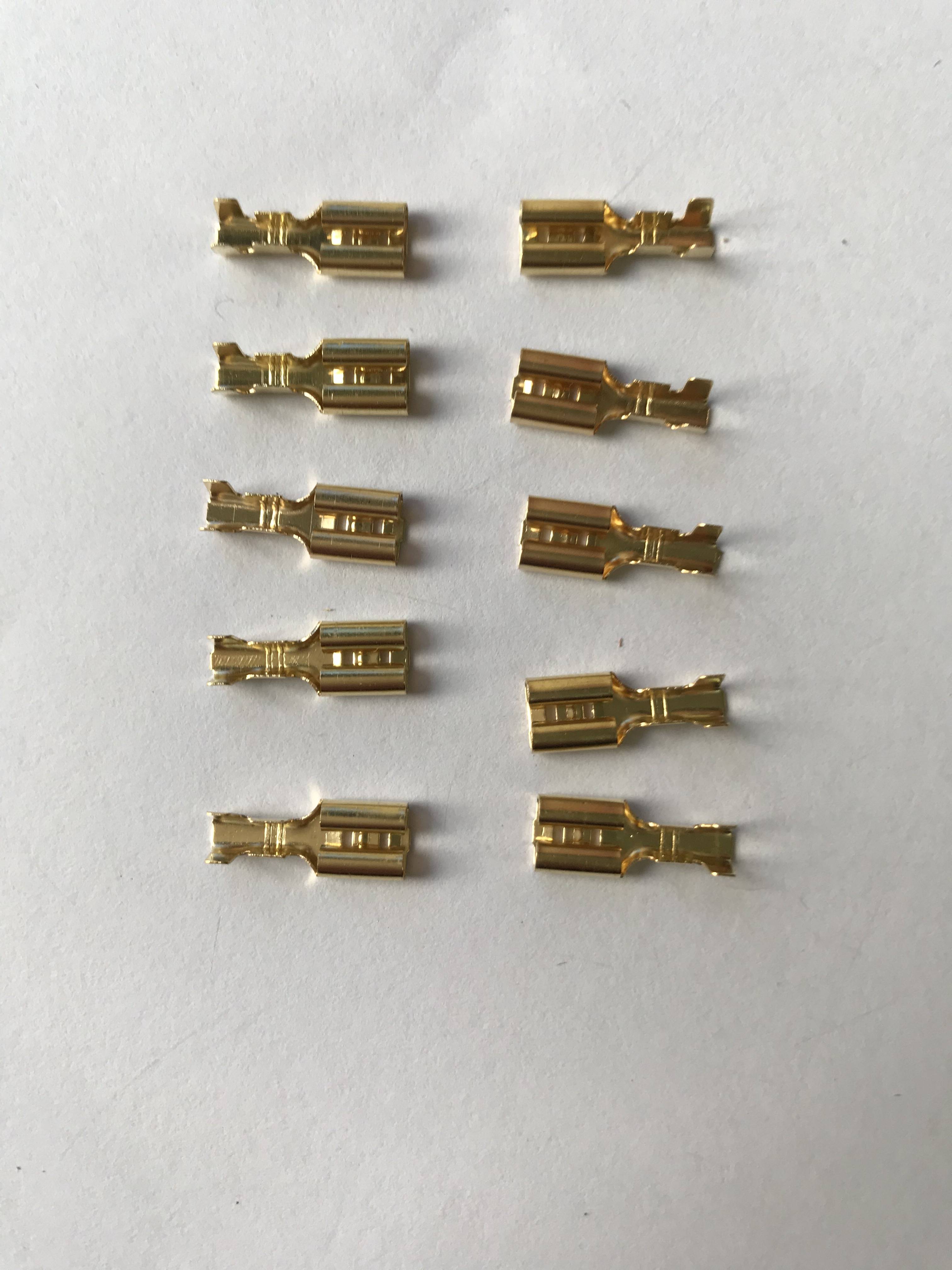 Đầu cos xe máy-Cos relay 4.8 ( 1 bịch 100 cái)