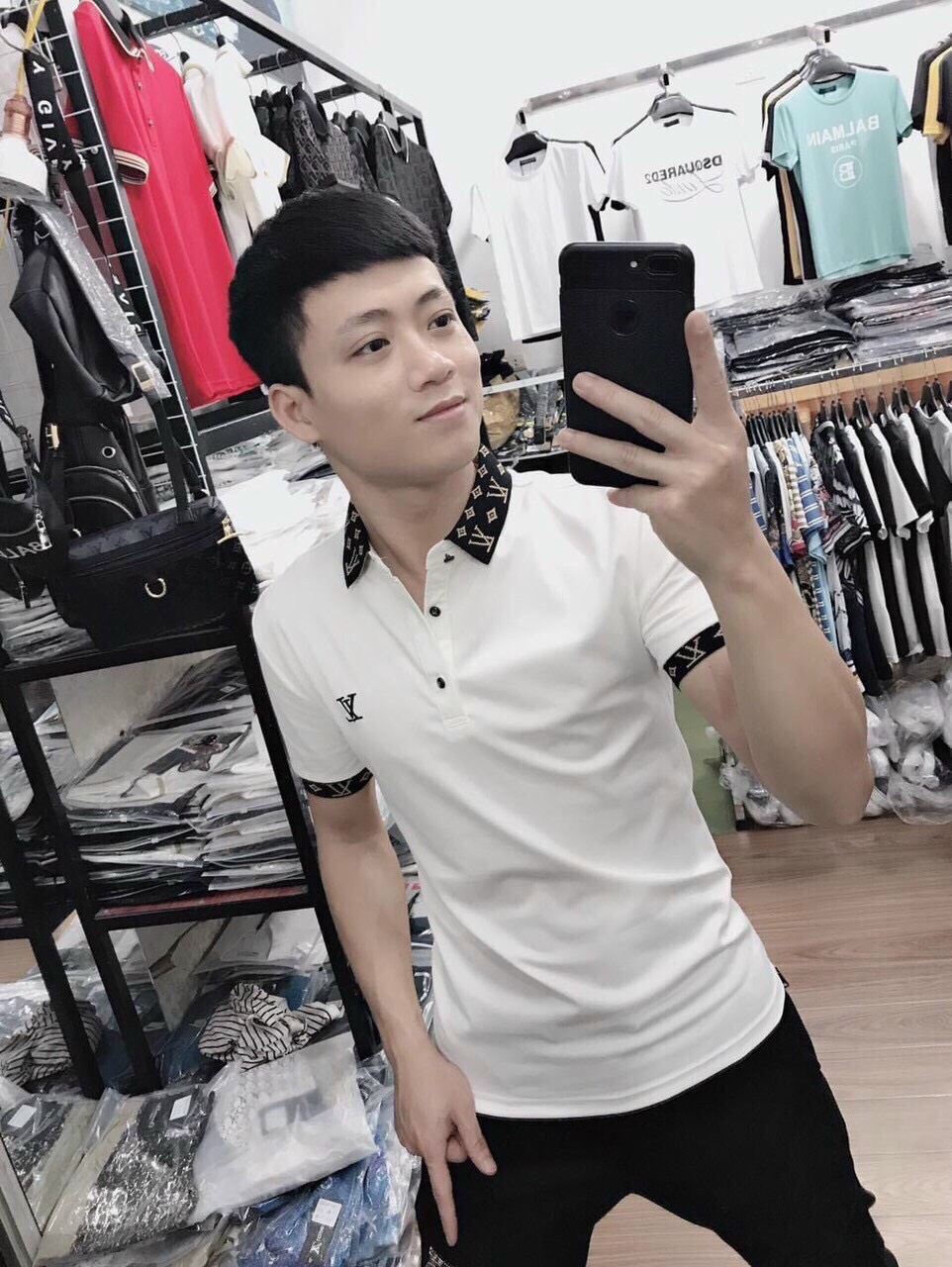 Áo thun nam , áo thun nam cực đẹp - vải chất lượng - siêu hot trang dai store 6655