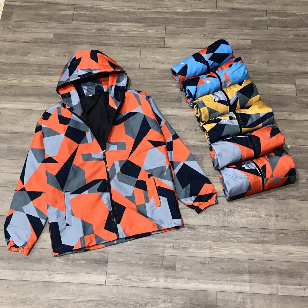 ÁO KHOÁC DÙ NAM NỮ 3D PHỐI MÀU SIÊU CÁ TÍNH MẪU MỚI NHẤT