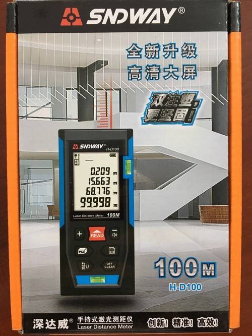 Máy đo khoảng cách laser SNDWAY H-D100 (100m)