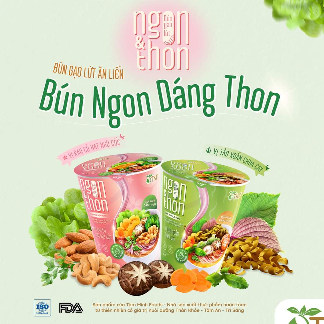 Bún Gạo Lứt Vị Rau Củ Hạt Ngũ Cốc