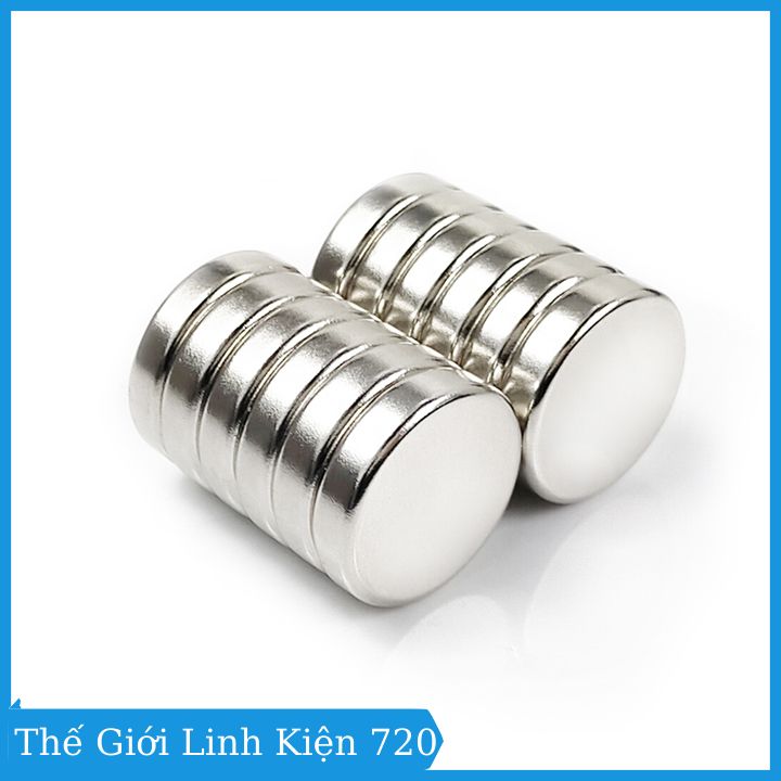 Bộ 5 viên nam châm đất hiếm 10x2mm
