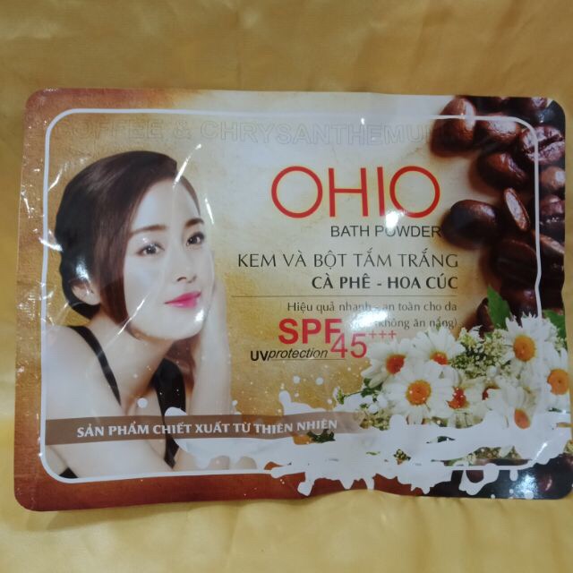 Tắm trắng ohio cà phê hoa cúc tắm là trắng