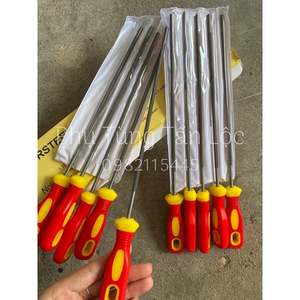 Dũa xích cưa có cán Treel hàng đẹp