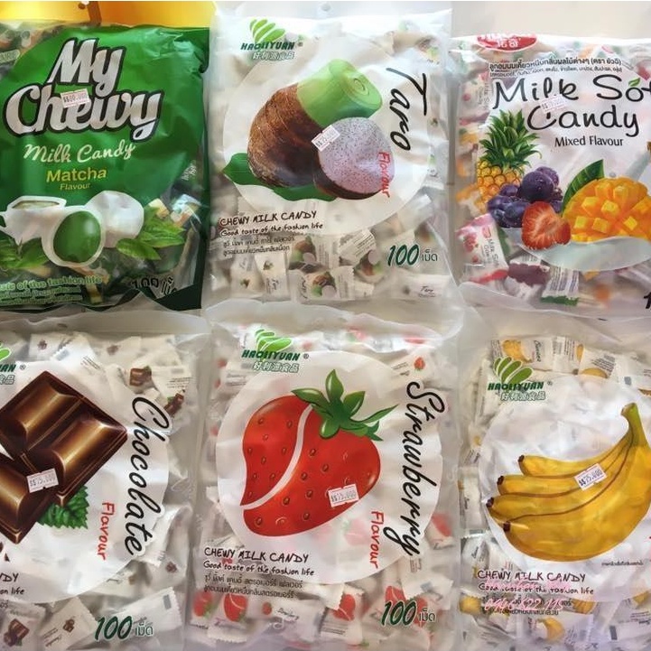 Kẹo Dẻo Thái Milk Candy Vị Thập Cẩm Hơn 105 Vien 390G | Lazada.Vn