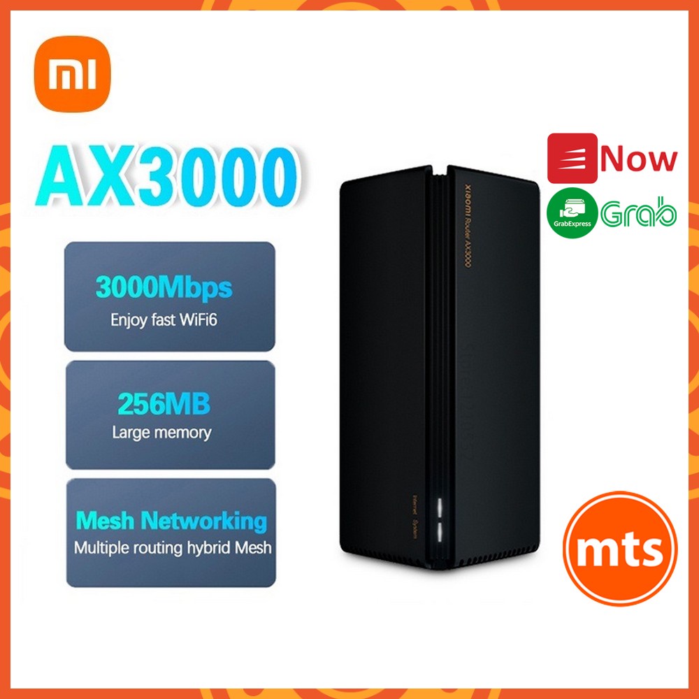 Bộ phát Wifi Router Xiaomi AX3000 Mesh Routers Wifi6 2.4G 5.0 GHz Full