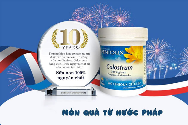 Sữa Non Pháp Fenioux Colostrum (200 viên)