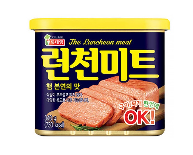 Thịt hộp Lotte ok  Hàn Quốc 340g - Date 2026