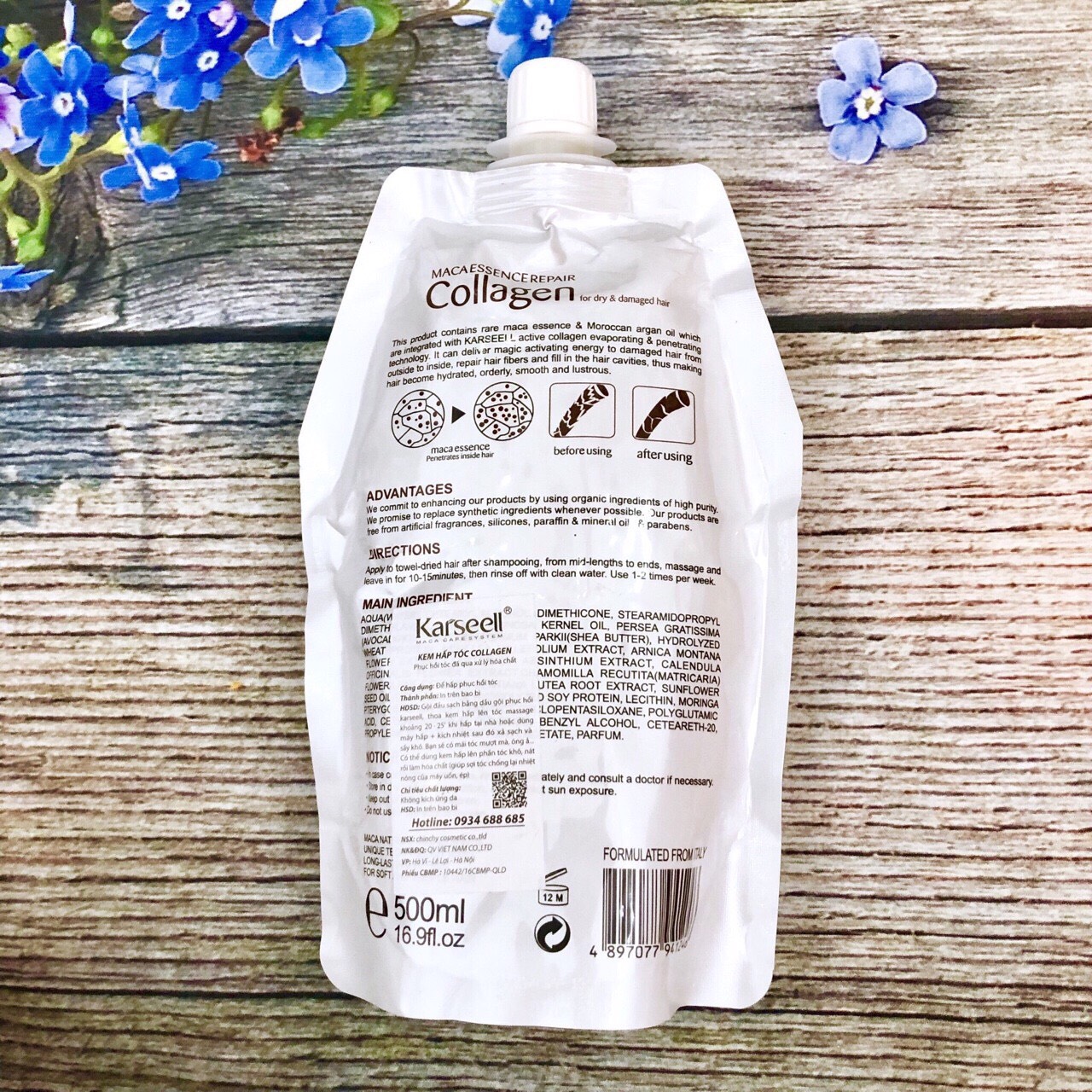 Kem Ủ tóc Collagen Karseell 500ml