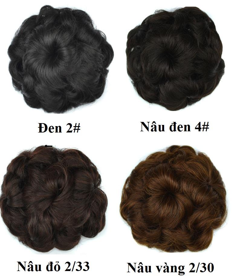 Tóc giả búi tròn co dãn B11 😍FREESHIP😍 búi tóc giả kẹp ôm co dãn, búi tóc thời trang, tóc giả nữ thời trang