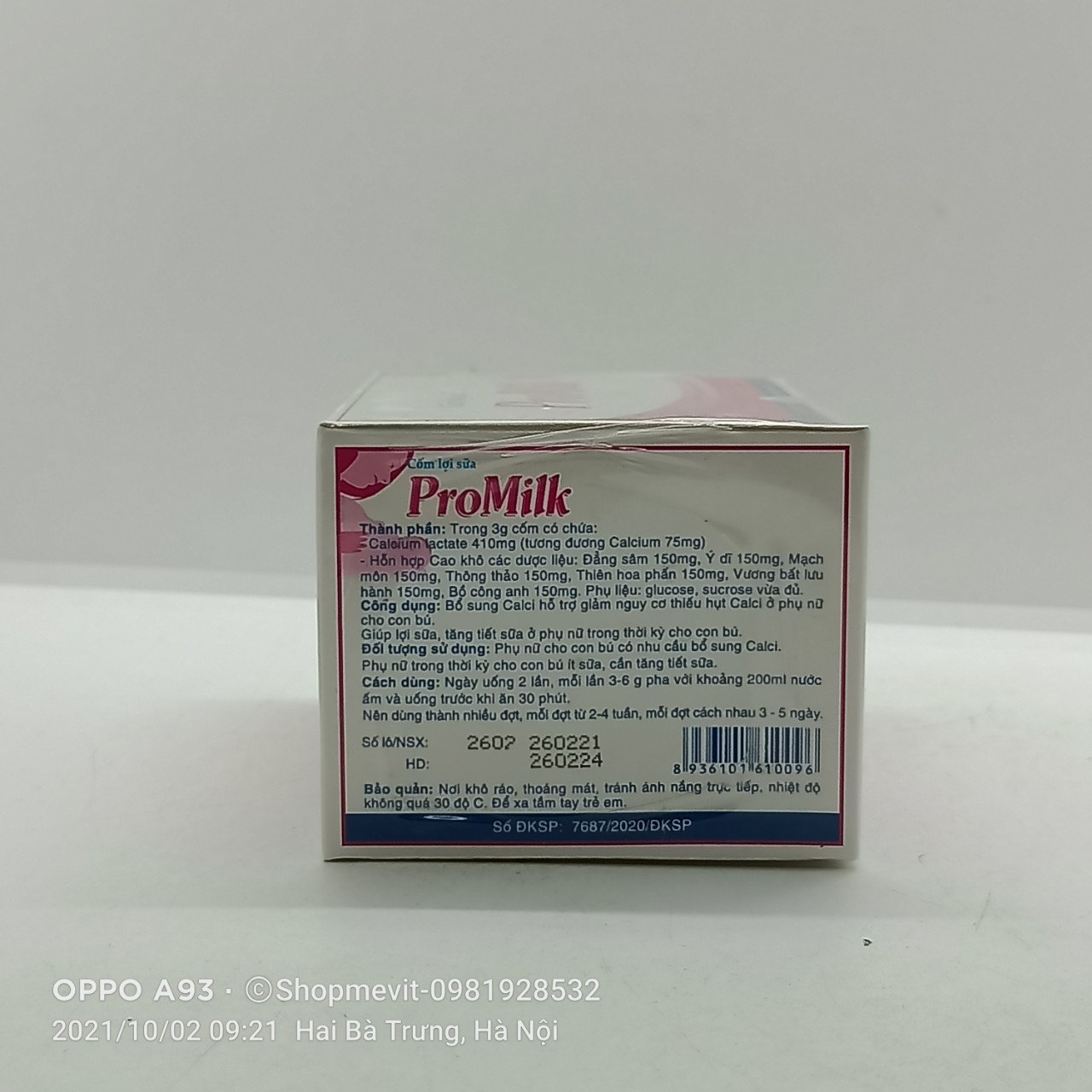 CỐM LỢI SỮA PROMILK