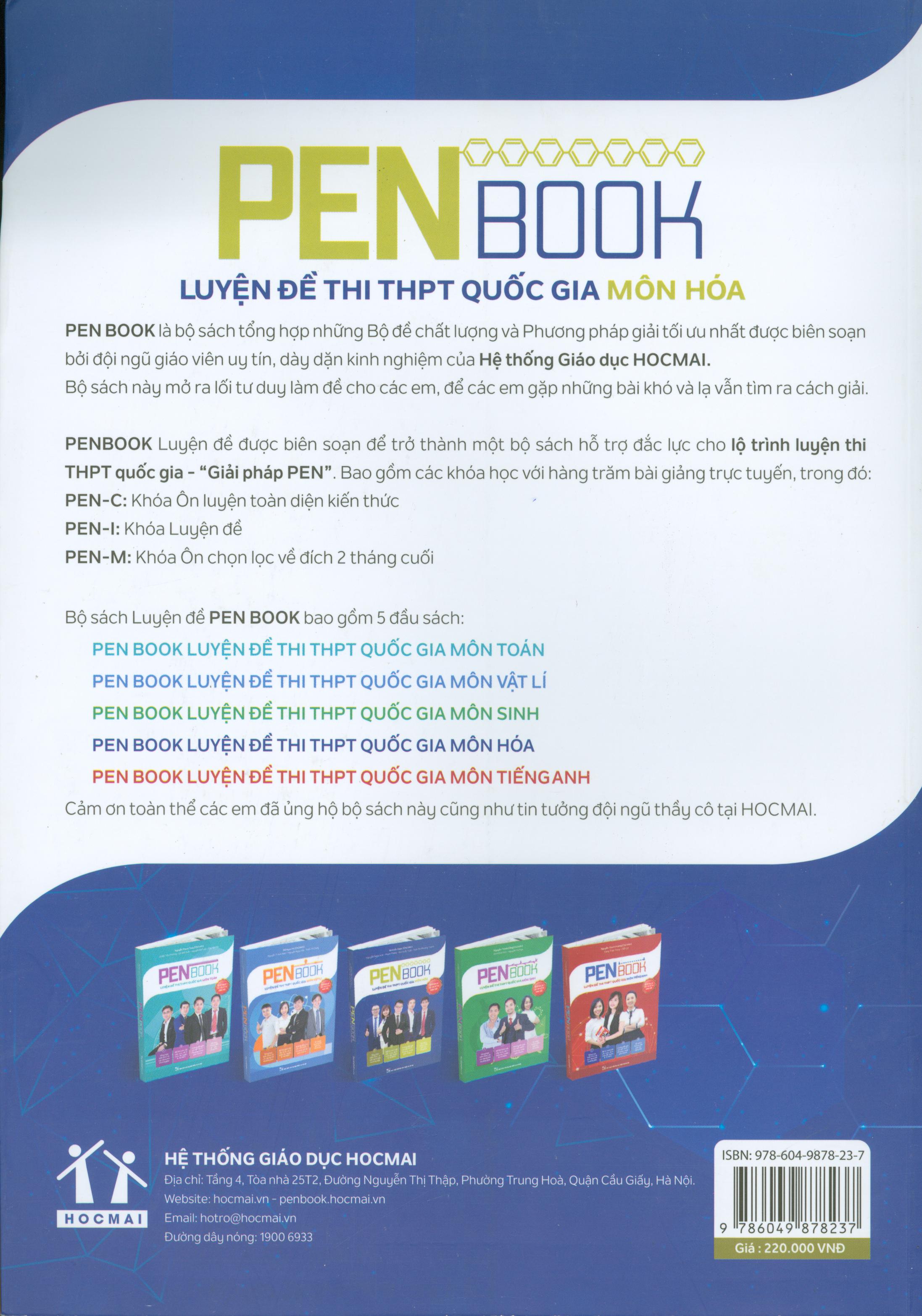 PenBook Luyện đề thi THPT quốc gia môn Hoá