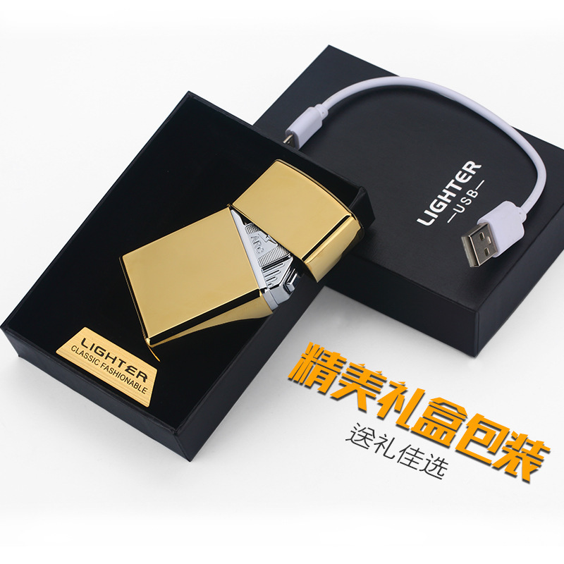 Bật lửa điện sạc USB tia Plasma kiểu dáng Zippo mẫu mới độc lạ
