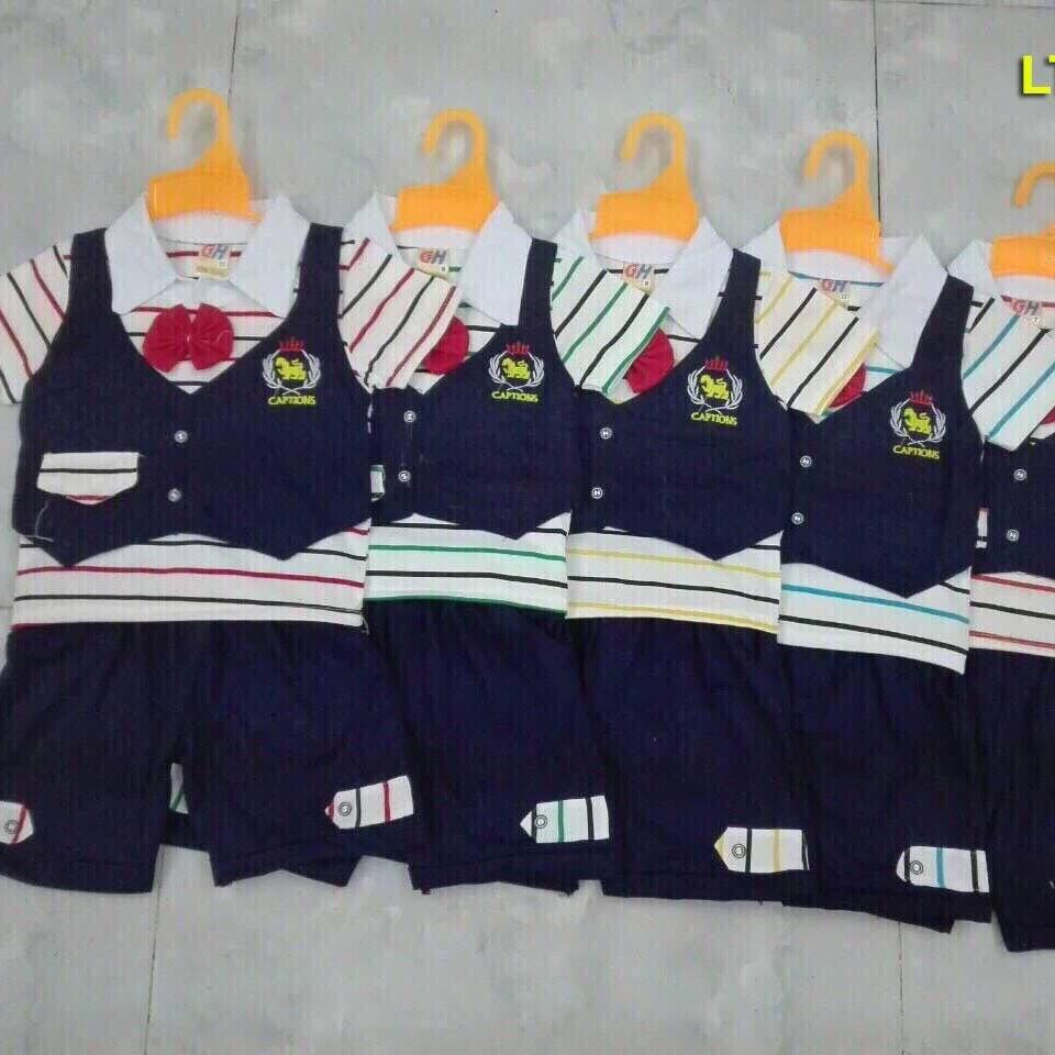 Combo 3 bộ đồ có nón cho bé trai 5-20kg