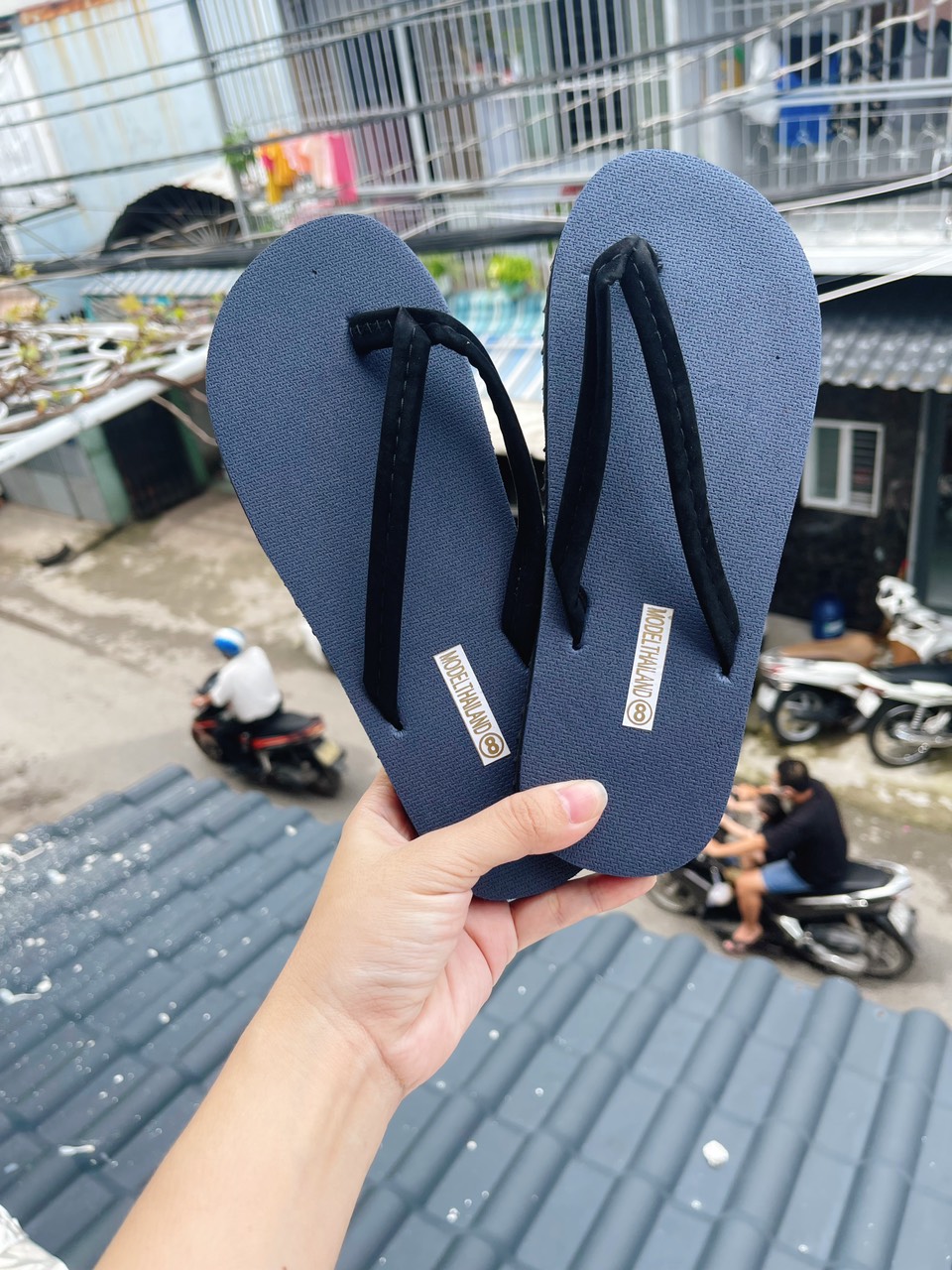 Dép kẹp xỏ ngón nữ quai vải siêu bền đi dạo mùa hè - DL016