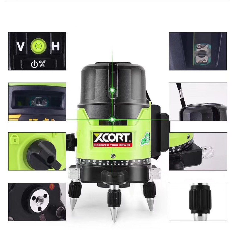 Máy Cân Mực Laser Máy Cân Bằng Laser 5 tia XCORT Lazada.vn