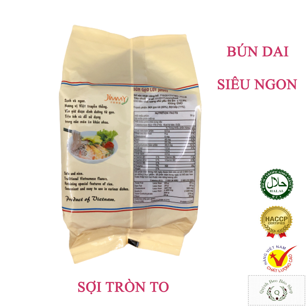 Bún gạo lứt Jimmy 250g