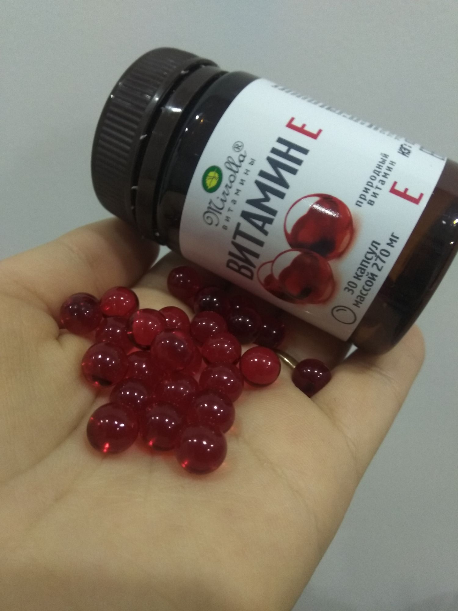 Vitamin E 270mg Mirrolla của Nga hộp 30 viên