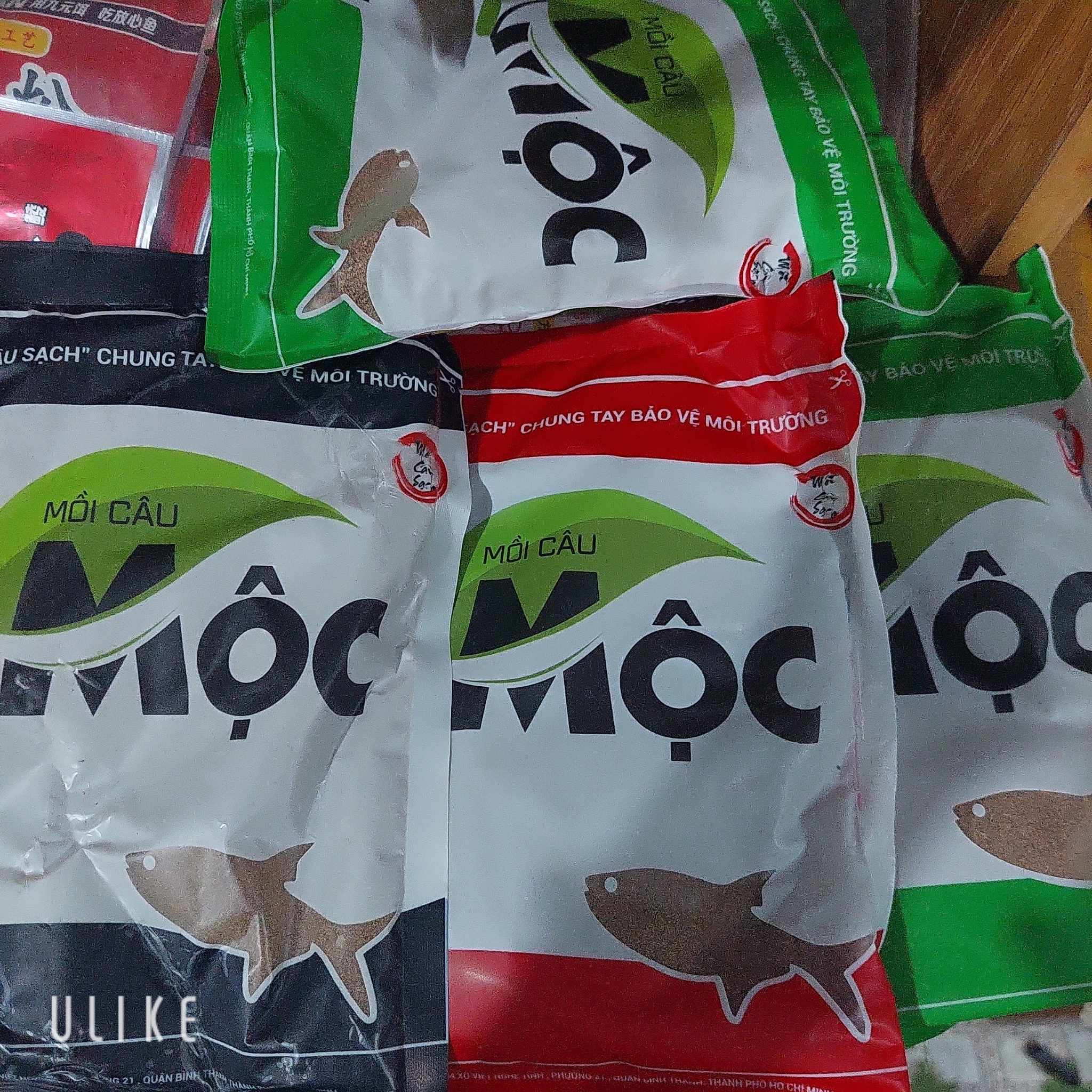 [MỒI CÂU] Cám Mộc xanh. Đỏ. Đen
