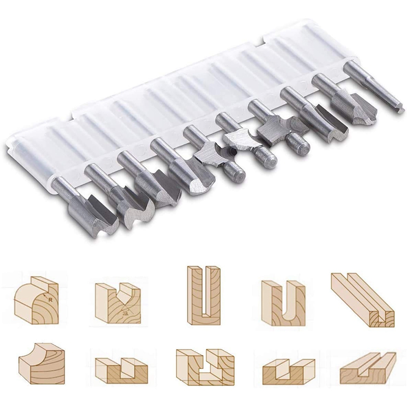 Dremel Drill Bits Set, 20 Pcs HSS Rotary Tool Bits For Wood, Stone & Metal Carving, Tungsten Carbide Drill Bit Router, Machinist Drill Bit Set:Home & Garden