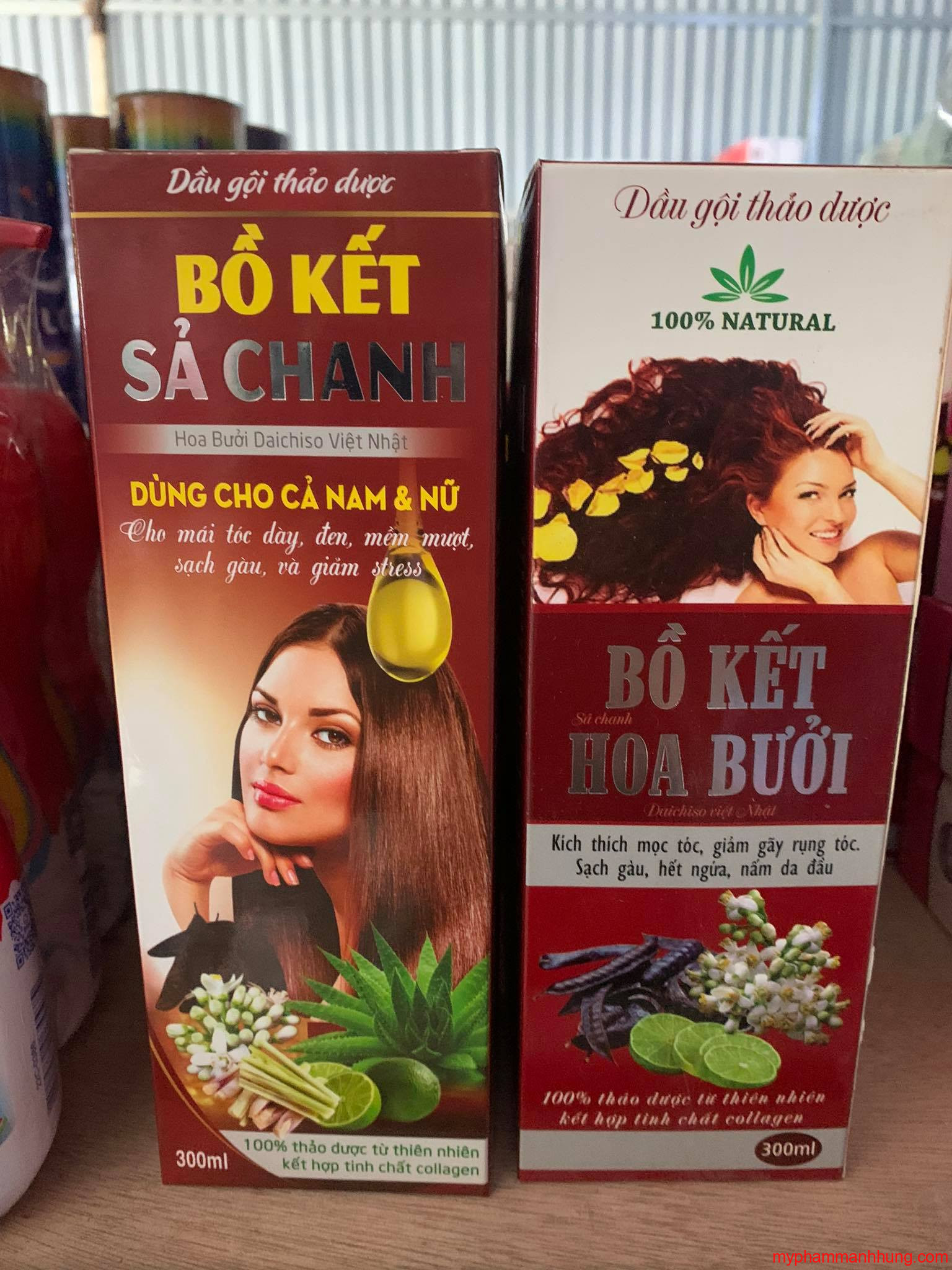 Dầu gội Bồ kết sả chanh 300 ml