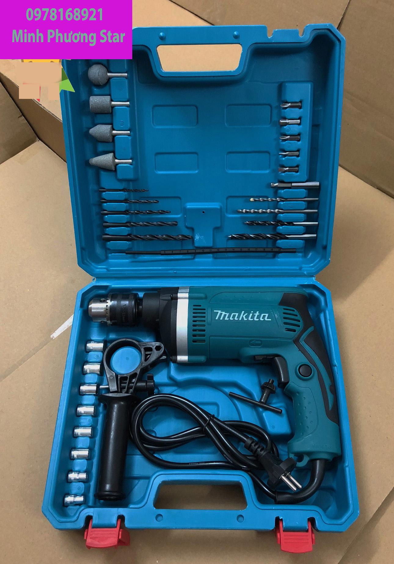 Máy khoan đa năng công suất 710W , máy khoan tường khoan gỗ khoan sắt , máy khoan makita 1630
