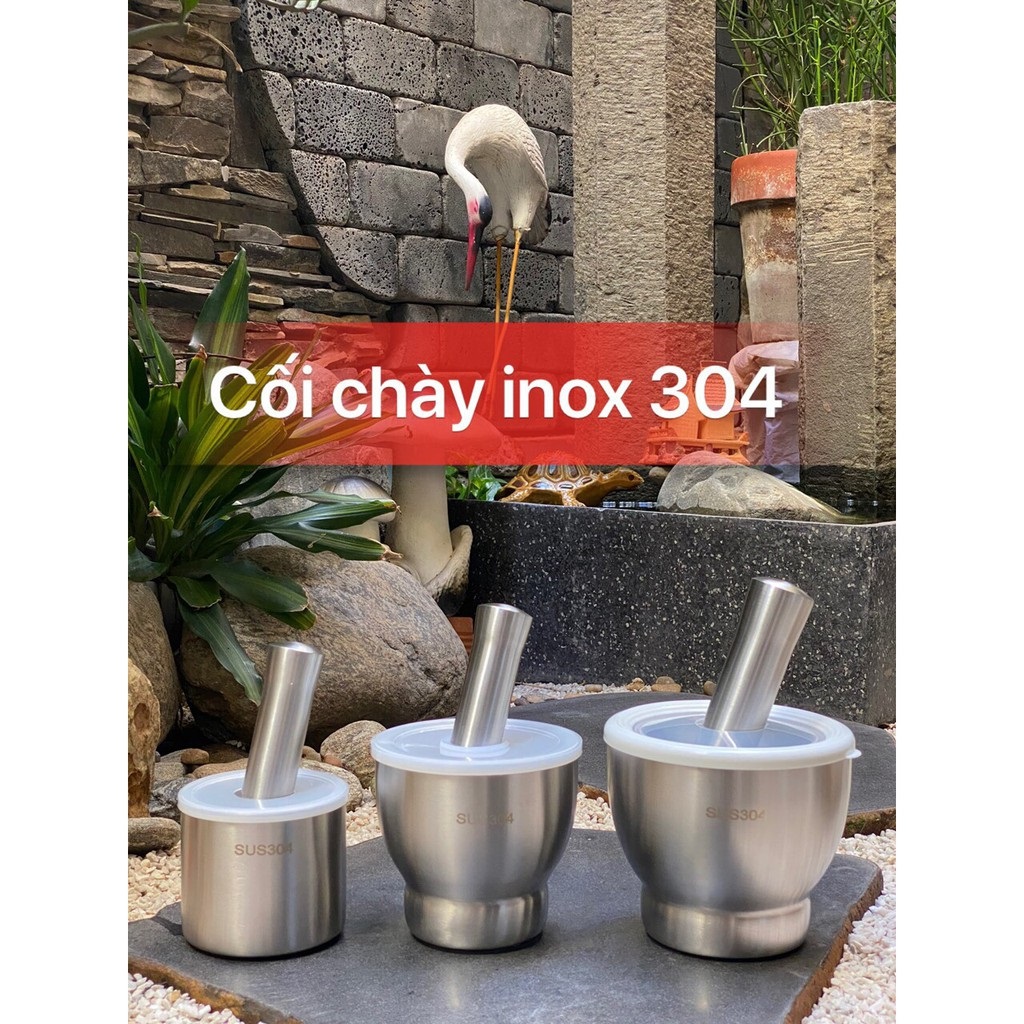 Bộ cối chày lớn inox SUS 304