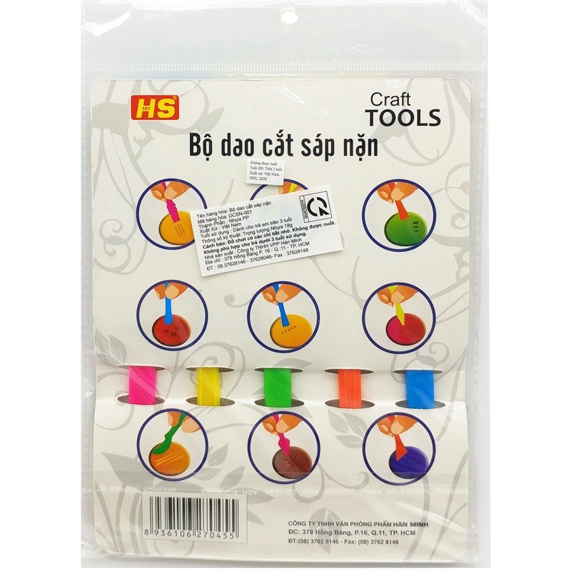 Bộ Dao Cắt Sáp Nặn DCSN-001