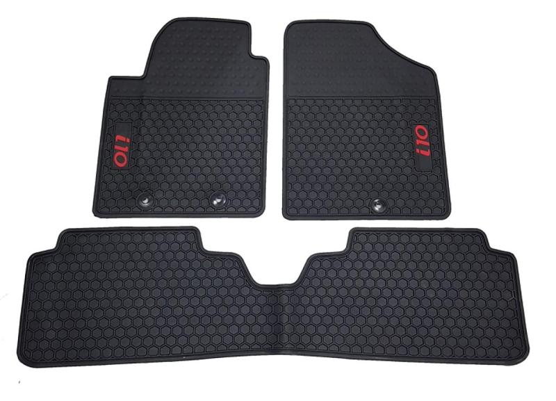 Thảm Lót Sàn Cao Su Xe Grand i10 2014 2015 2016 2017 2018 2019 2020 , Cao Su Đúc Ko Mùi, Thiết Kế Vừa Zin cho Xe, Dễ Dàng Vệ Sinh Và Lắp Đắt
