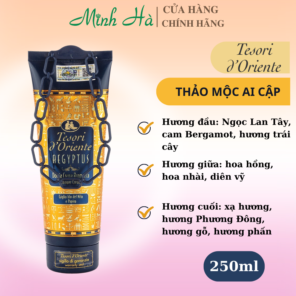Sữa tắm hương nước hoa Tesori d'Oriente 250ml