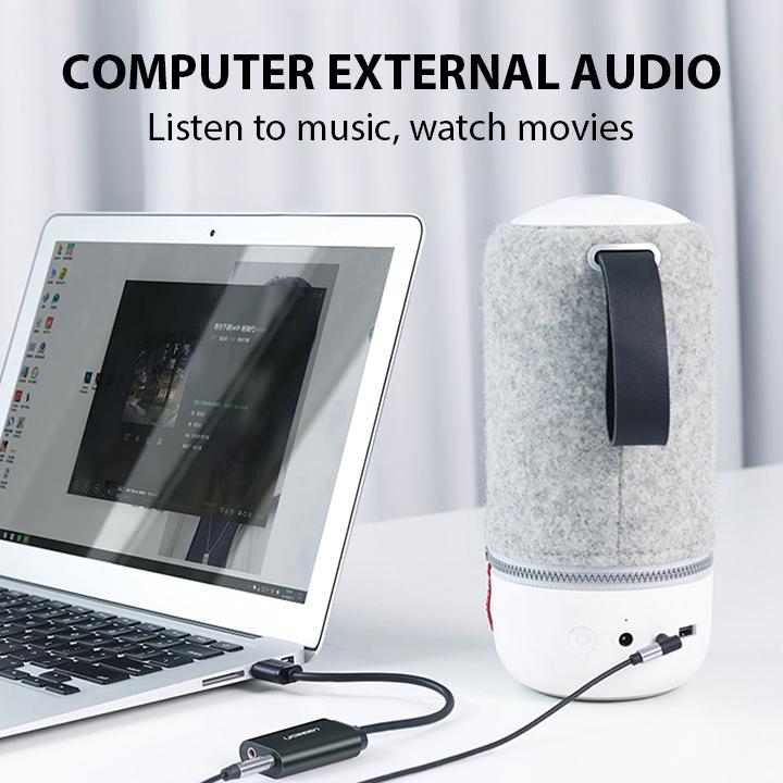 Cáp Chuyển USB ra Headphone và Microphone Jack 3.5mm UGREEN 30724