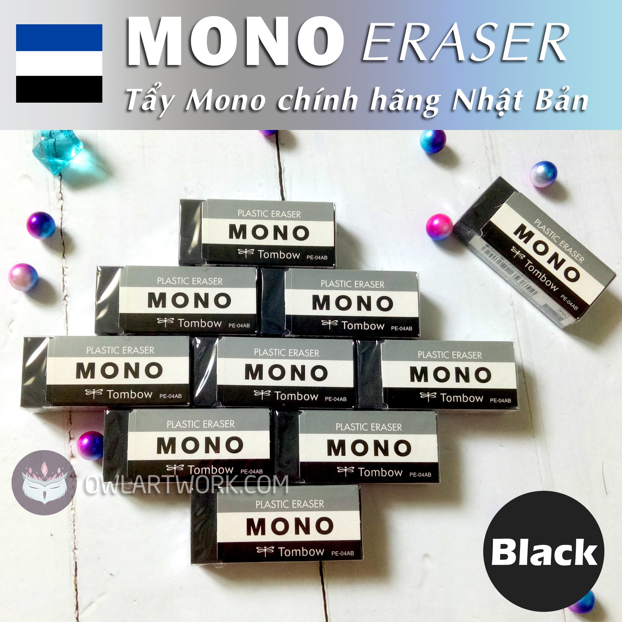 Gôm Tẩy Tombow Mono các loại