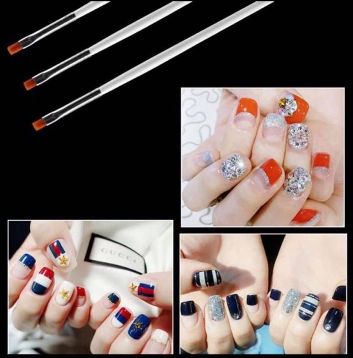 Bộ 15 cây cọ trang trí móng
