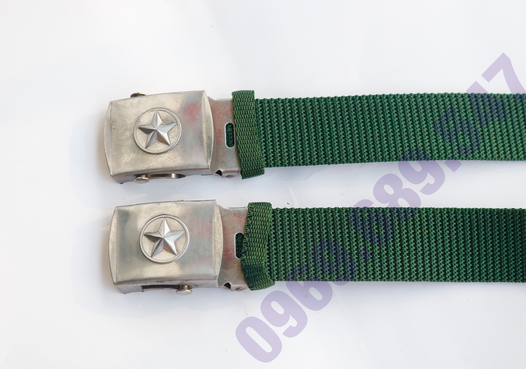 Bộ 2 Dây Lưng Lính Xanh