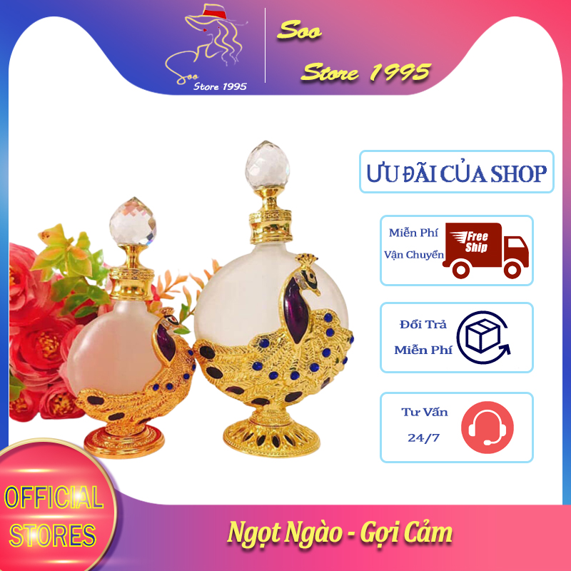 [FREE SHIP] Tinh Dầu Nước Hoa Dubai Con Công 15ML - 35ML