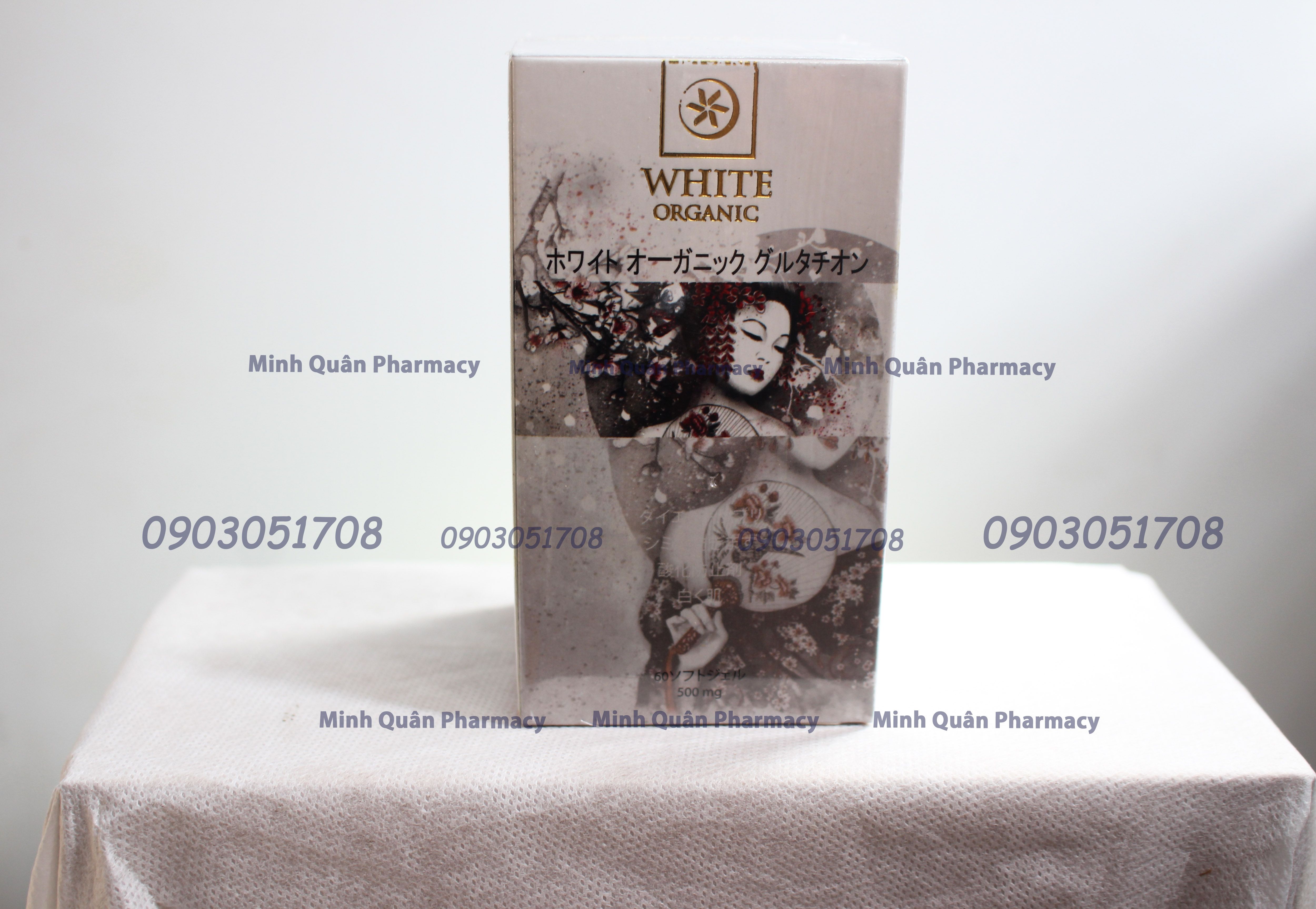 VIÊN TRẮNG DA HẾT NÁM WHITE ORGANIC GLUTATHIONE NHẬT