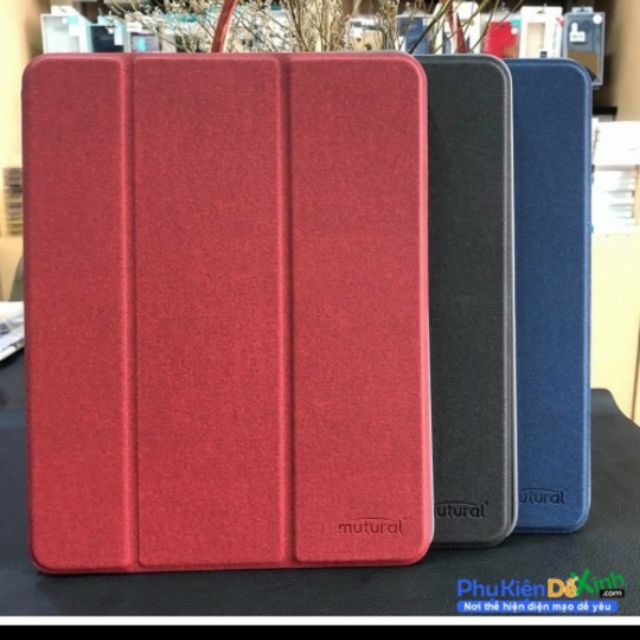 Bao Da Mutural Ipad Air/ Air 2/ Pro 9.7/ New 9.7/ Gen 6 2017/ 2018 - Có Khe Để Bút