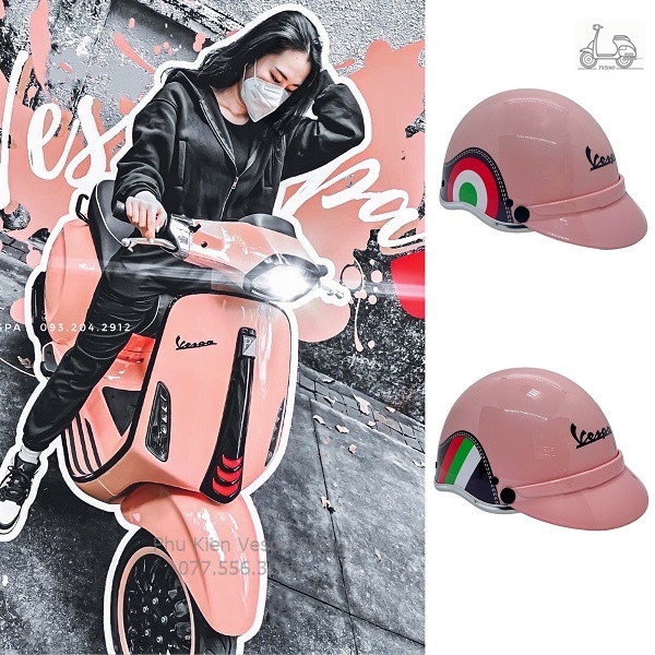 Mũ Bảo Hiểm Vespa Cao Cấp