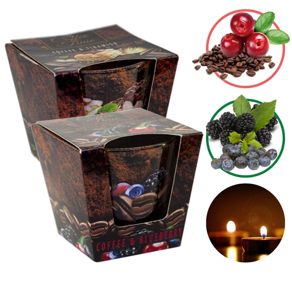 Combo 2 Ly nến thơm phòng Coffee Time 115g - cà phê tiramisu