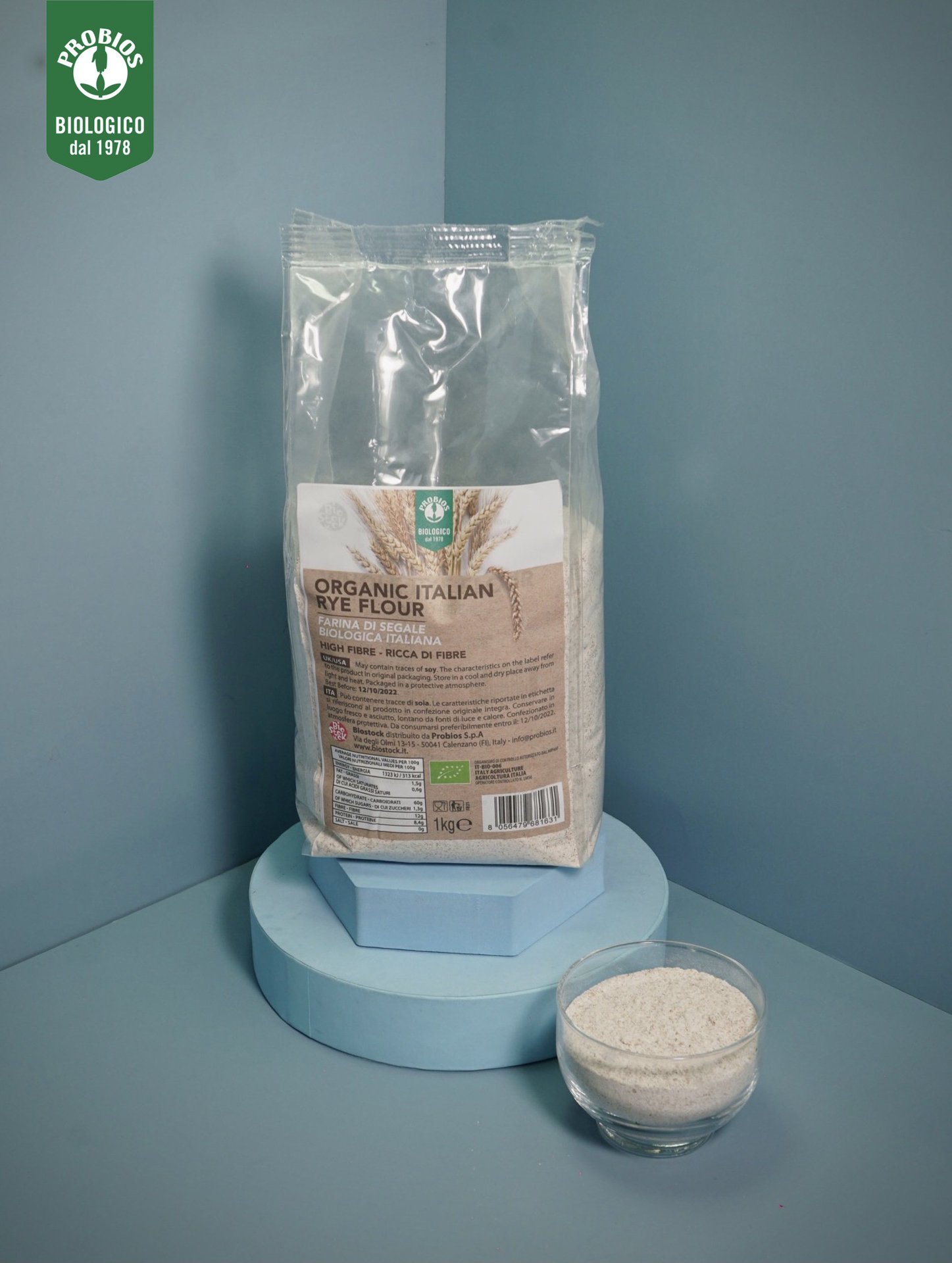Bột mì đa dụng (bột số 11) và nguyên cám hữu cơ Probios - 1kg