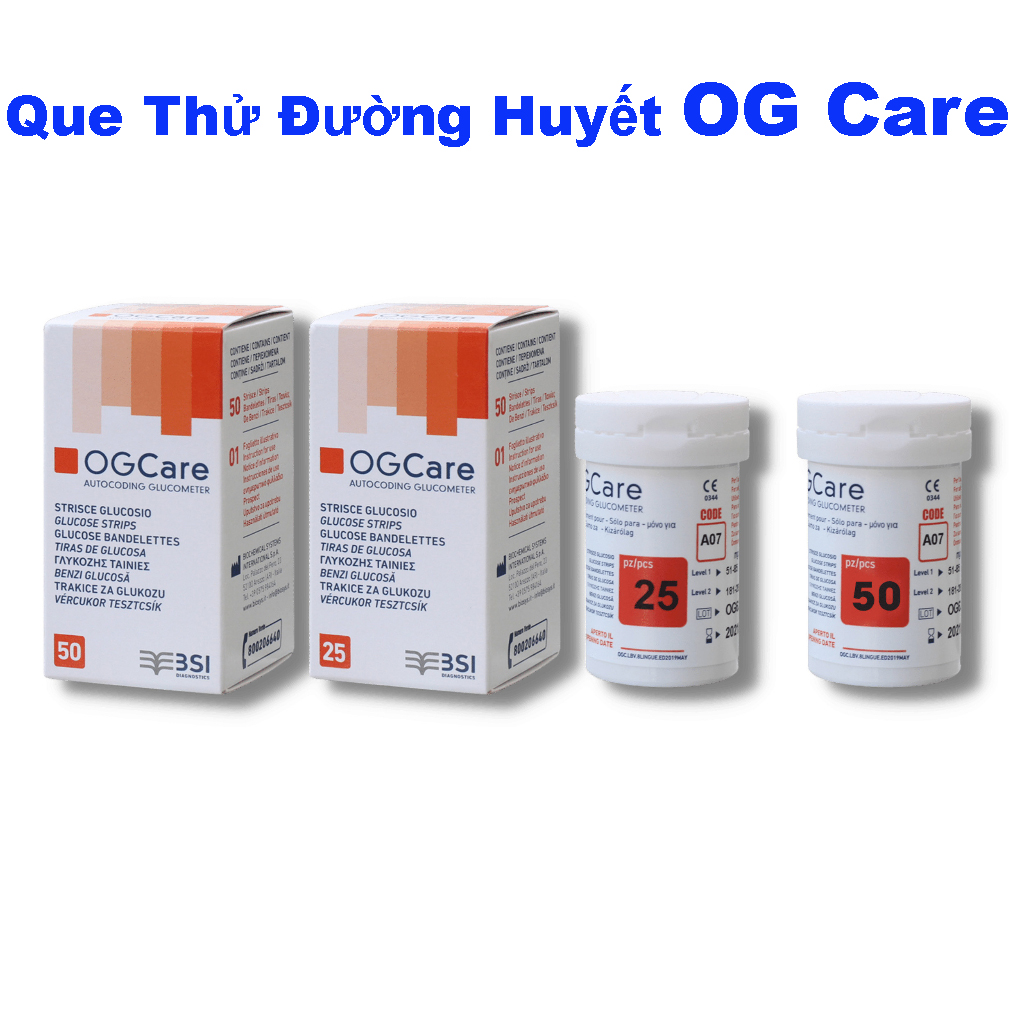 Que thử đường huyết og care