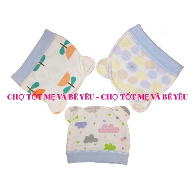 [HCM]NÓN CHO BÉ SƠ SINH COTTON MỀM MẠI