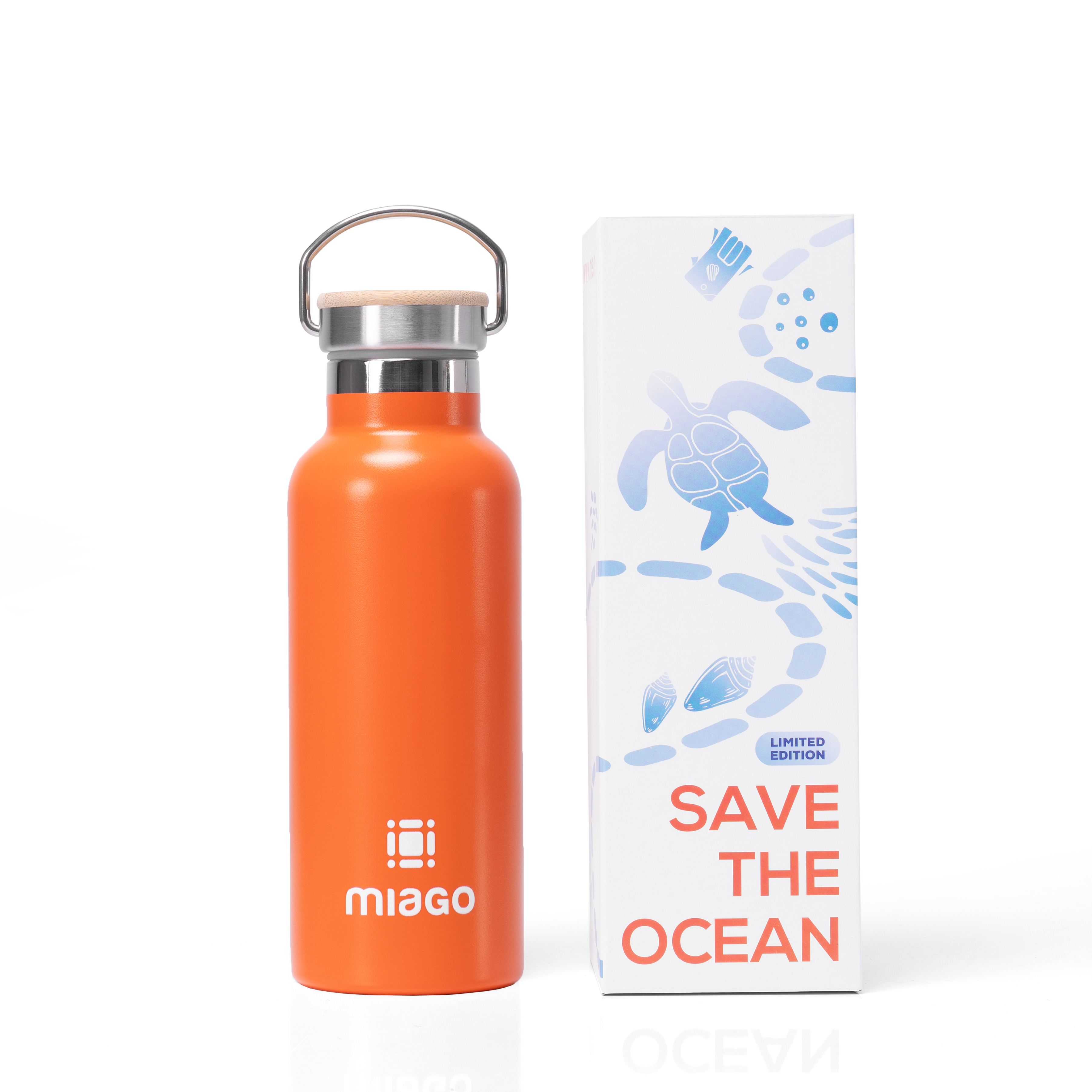 [GIFT] Bình nước MIAGO Aqua Bottle 18Oz - 532ml S Orange