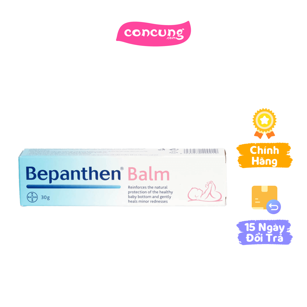 Kem chống hăm dưỡng ẩm Bepanthen 30g
