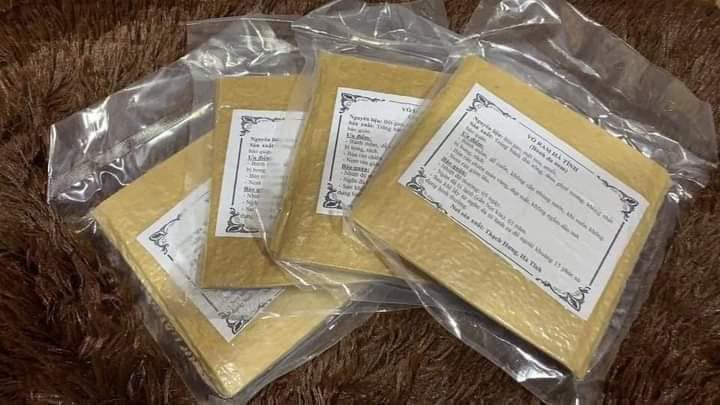 COMBO 4 GÓI BÁNH RAM HÀ TĨNH( BÁNH ĐA NEM) CHUẨN LOẠI 1.