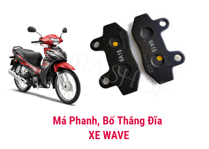 Má phanh Xe Wave thường, Future 1, Wave ZX