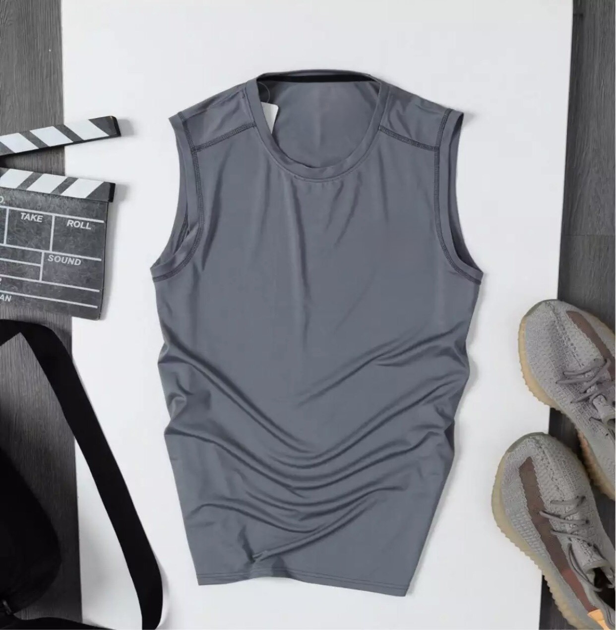 Men's Tank Top, Gym Tanktop, Stretchy, Breathable, Multi-Color, High Quality, Available in Big Size 40-100kg
