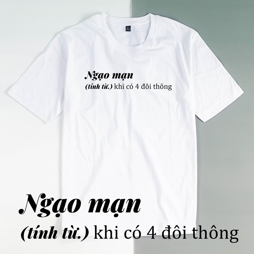 Áo thun unisex cotton in hình tet special : ngạo mạn 4 đôi thông