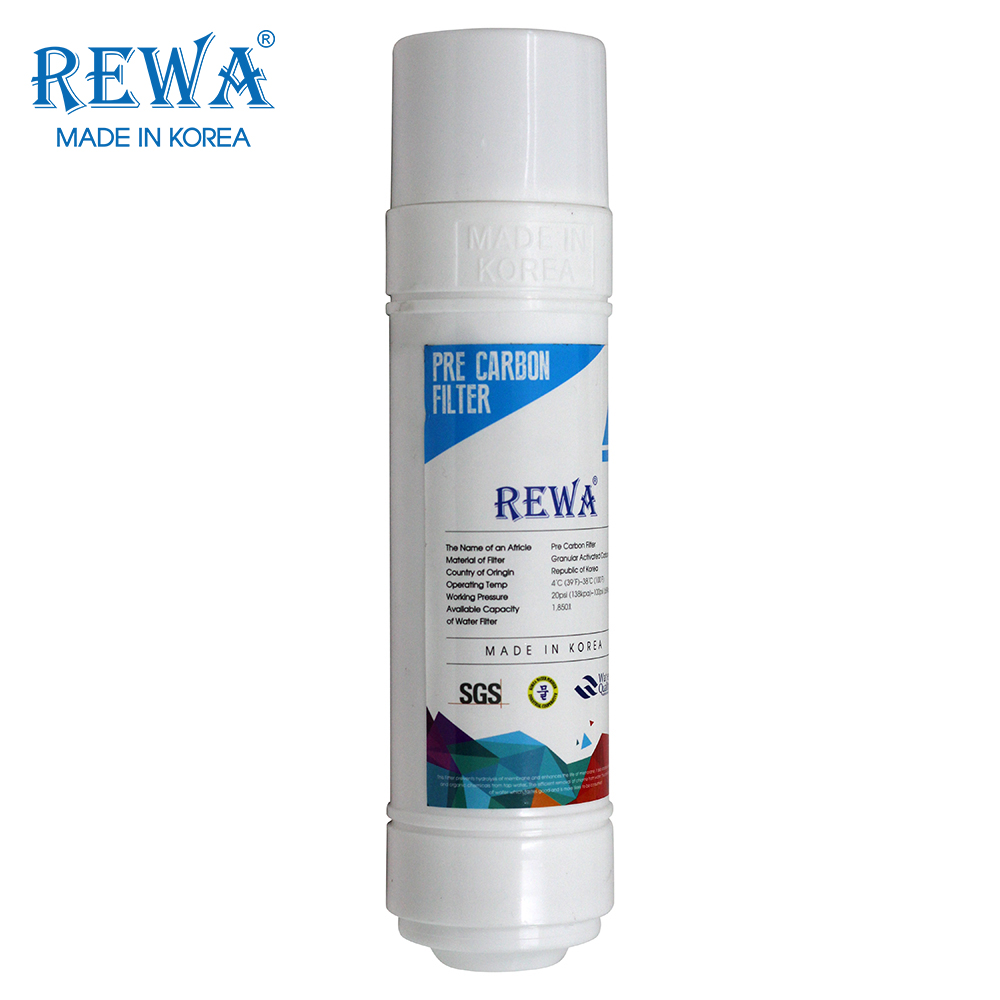 Bộ 4 lõi NANO REWA 9 inch (Sediment, Pre Carbon, Nano, Post Carbon) Hàng Chính Hãng