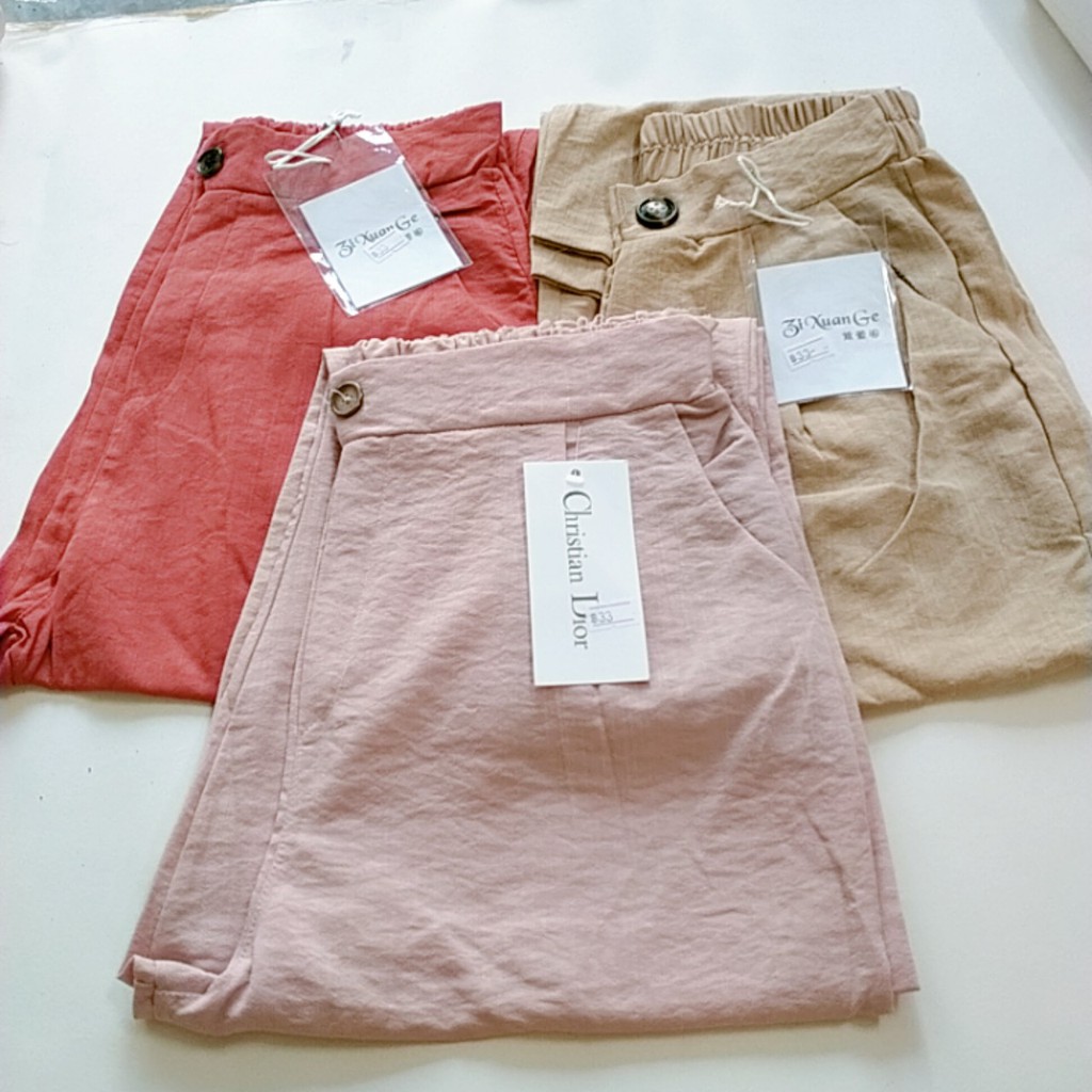 Quần Baggy Chất Đũi Xước Thái